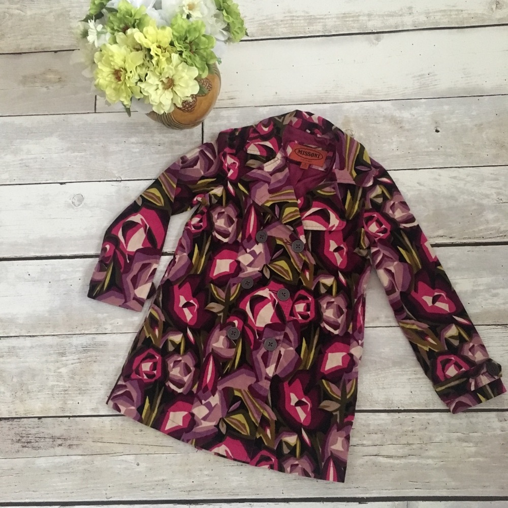 Missoni for Target Velvet Trench Coat Jacket